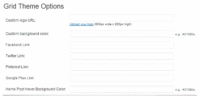Option-Page WordPress Theme Grid Responsive