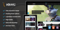Hikari responsive HTML5 WordPress Theme #1